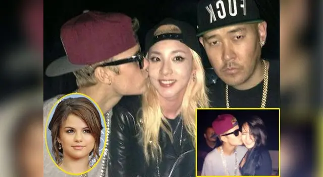 Justin Bieber besa a las cantantes coreanas Sandara Park y Lee Chaelin Justin Bieber besa a las cantantes coreanas Sandara Park y Lee Chaelin