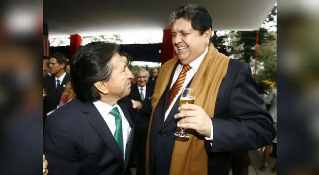 Alejandro Toledo y Alan García en un foto de archivo (La República)