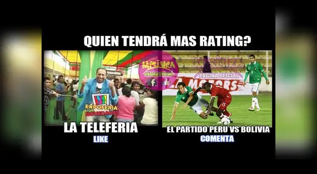 Perú-Bolivia: Vea los memes del partido de esta noche.