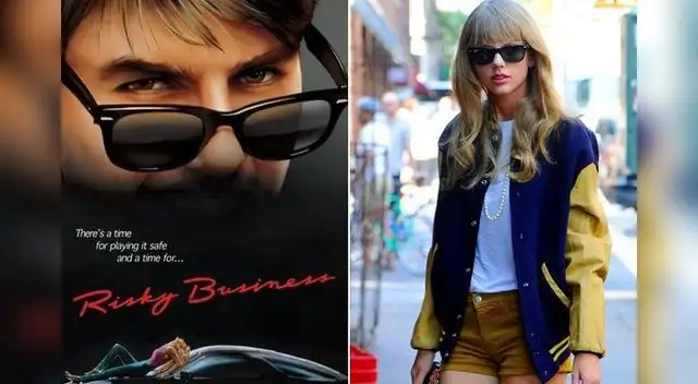 Taylor Swift copia su estilo de vestir al de los 80's.