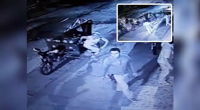 Después de que les robaron, Yamila sale corriendo de mototaxi.