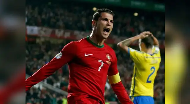 Portugal ganó 1- 0 a Suecia en la ida del repechaje al mundial.