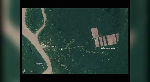 Zona de Loreto ya devastada Zona de Loreto ya devastada