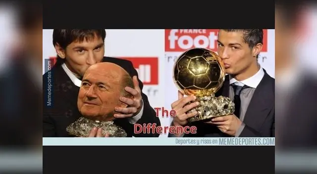 Lionel Messi víctima de memes por el traje rojo para el Balón de Oro