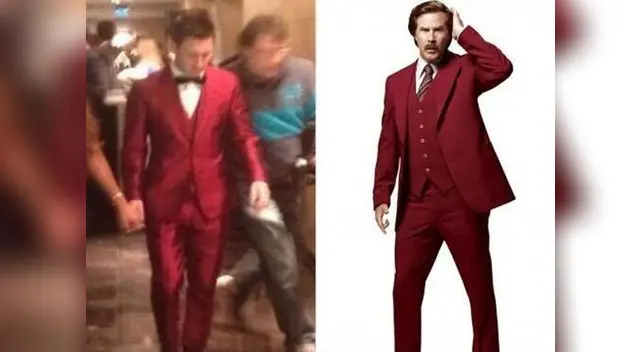 Lionel Messi víctima de memes por el traje rojo para el Balón de Oro