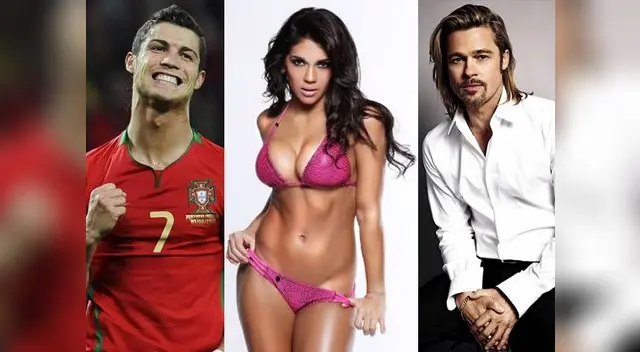 Vania Bludau confiesa interés en Cristiano Ronaldo y Brad Pitt para trío sexual.