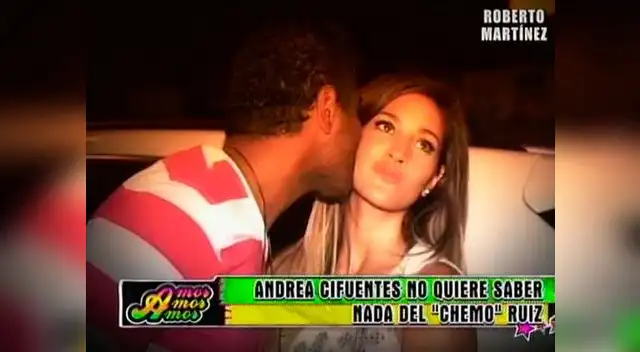 Chemo Ruíz cuando aún salía con Andrea. Chemo Ruíz cuando aún salía con Andrea.