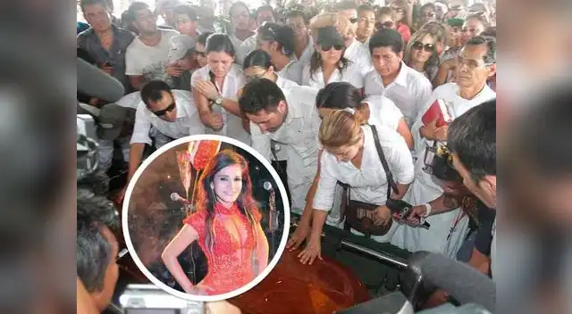 Padres y hermanos lloraron en camposanto por la partida de vocalista de Corazón Serrano. Padres y hermanos lloraron en camposanto por la partida de vocalista de Corazón Serrano.