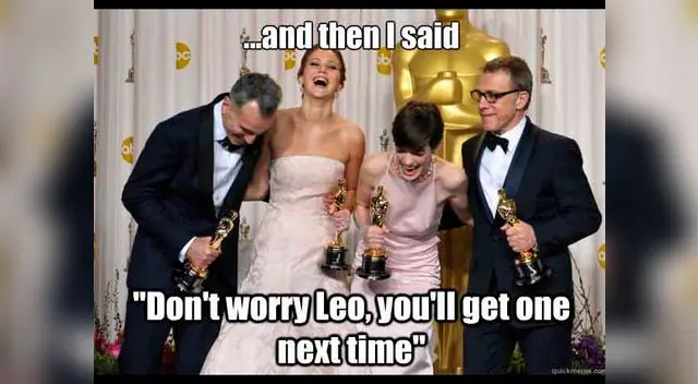 Leonardo DiCaprio y sus memes tras perder el Oscar 2014 Leonardo DiCaprio y sus memes tras perder el Oscar 2014