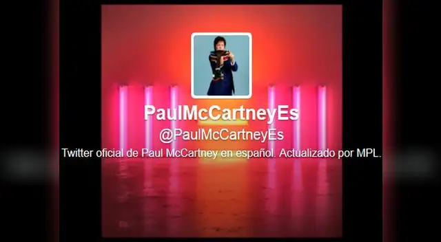 Paul McCartney estrena cuenta en Twitter 