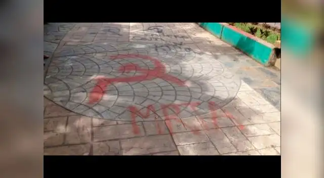 Pintas halladas cerca a colegio Pintas halladas cerca a colegio