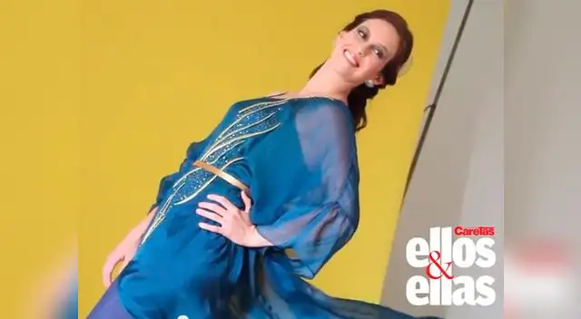 Emilia Drago protagoniza sesión de fotos para revista Ellos & Ellas (foto: captura)