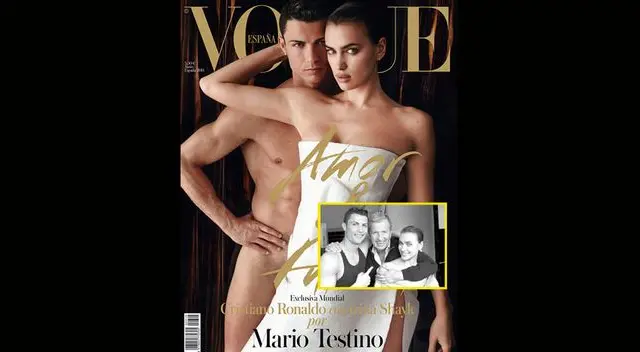 Irina es la mujer más hermosa del mundo, me encanta que vaya a los estadios, dijo el delantero. 