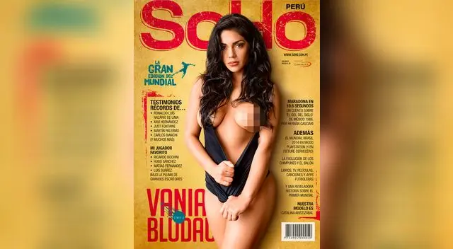Vania Bludau en la portada de Soho