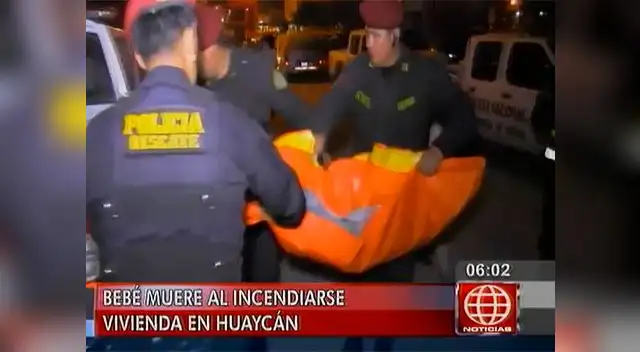 Niña de un año muere tras incendio en su vivienda.