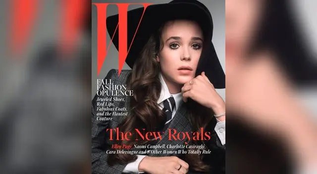 Ellen Page en la portada de W Magazine