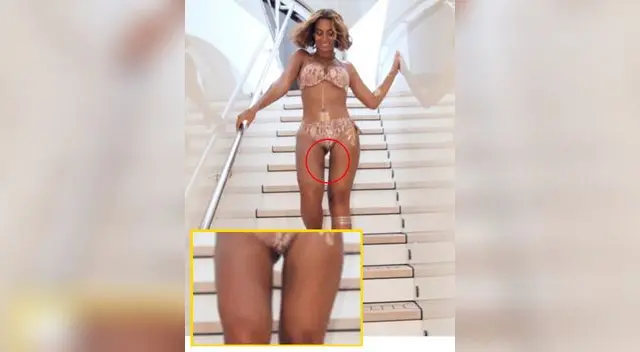 Foto de Beyoncé muestra una extraña delgadez en la entrepierna Foto de Beyoncé muestra una extraña delgadez en la entrepierna