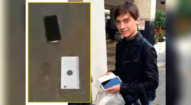 Este joven es el dueño del primer iPhone 6 puesto a la venta