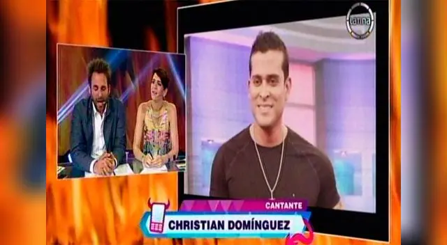 Christian Domínguez fue entrevistado en Amor, amor, amor. 