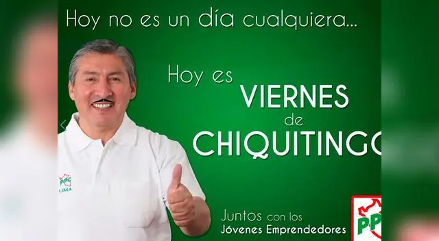 Jaime Zea, aspirante al alcalde de Lima. Parece que promesa de "chiquitingo" fue una broma de hacker o quizás del propio partido. Jaime Zea, aspirante al alcalde de Lima. Parece que promesa de "chiquitingo" fue una broma de hacker o quizás del propio partido.