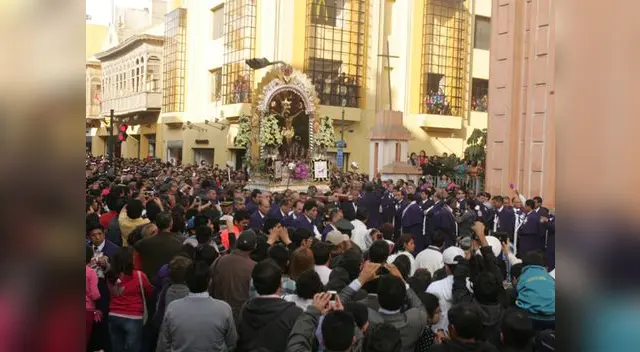 Señor de los Milagros saldrá este sábado por primera vez.