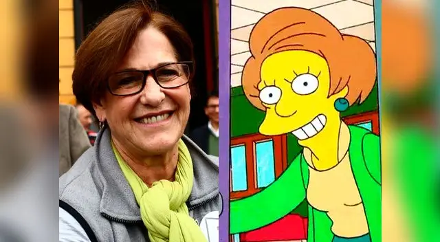 Susana Villarán : Edna Krabapell Susana Villarán : Edna Krabapell