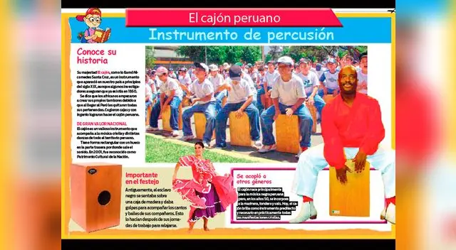 El cajón peruano. El cajón peruano.