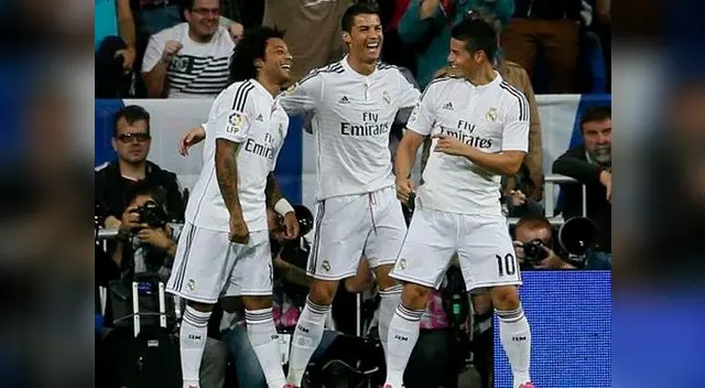 Cristiano Ronaldo, James Rodríguez y Marcelo pusieron a bailar el 'Ras Tas Tas'