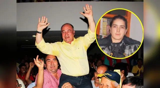 Roberto Torres y joven novia Katiuska del Castillo. 