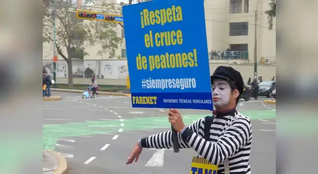 Mimos y la seguridad vial en Lima.