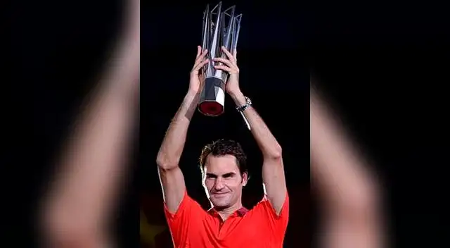 El tenista Suizo alzó la copa del Másters 100 de Shanghai