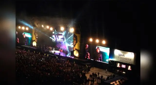 Los fans de Pedro Suárez Vértiz gritaron el nombre de su ídolo en varias oportunidades Los fans de Pedro Suárez Vértiz gritaron el nombre de su ídolo en varias oportunidades