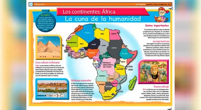 África, la cuna de la humanidad.