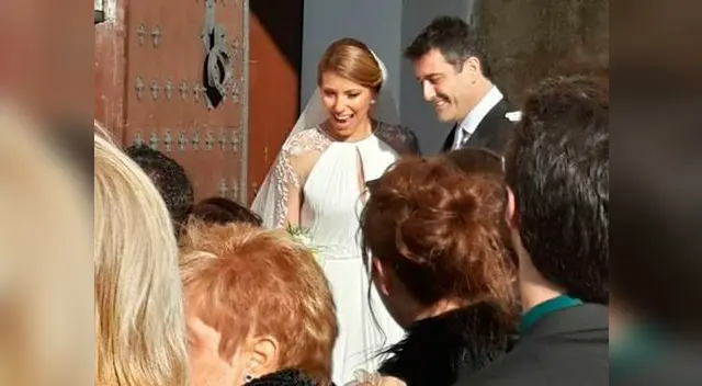 Delly Madrid publicó fotos de su boda religiosa en España.
