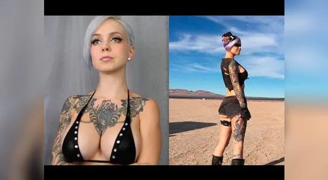 Sara X Mills muestra su peculiar talento.