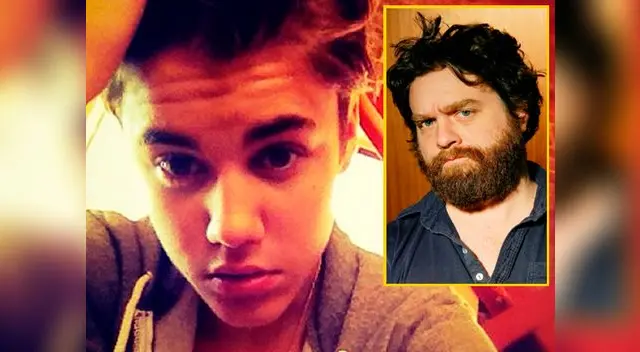 Zach Galifianakis le dice de todo a Justin Bieber Zach Galifianakis le dice de todo a Justin Bieber