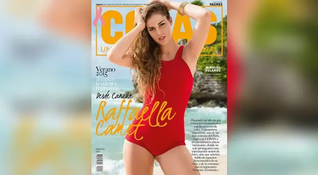 Raffaella Camet fue la portada de la última edición de la revista Cosas.