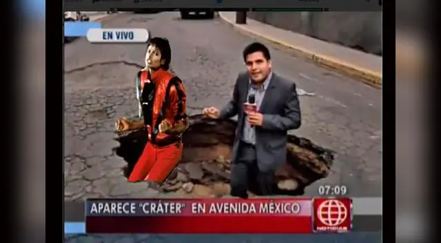 Memes sobre periodistas que informaron sobre agujero. 