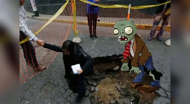 Memes sobre periodistas que informaron sobre agujero. 