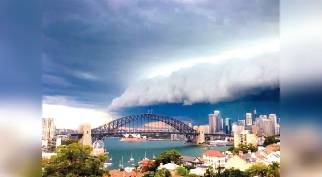 La más fuerte tormenta de este siglo.