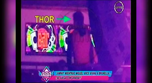 Miguel y Grasse en ampay. Miguel y Grasse en ampay.