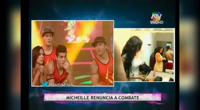 Michelle se va de Combate.