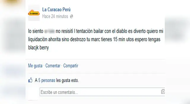 Facebook La Curazao se vio atacado por hacker.