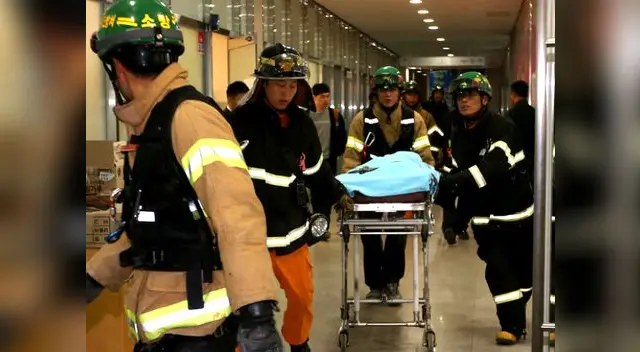 Hasta el momento, 11 personas presentas heridas graves.