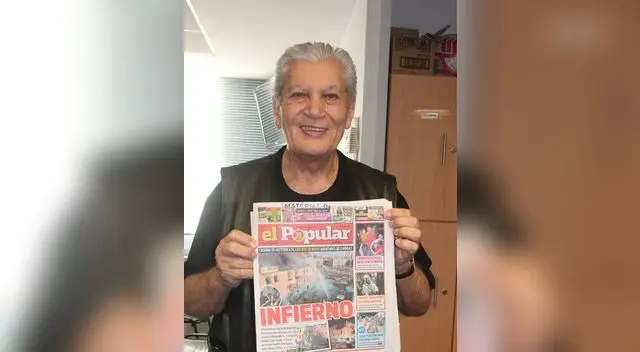 El maestro visitó El Popular.