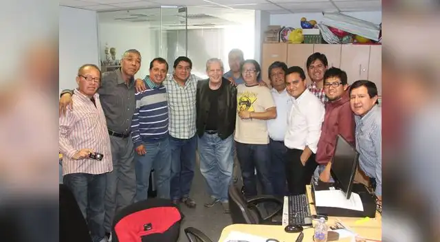 El maestro visitó El Popular.