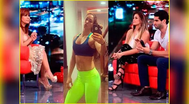 Guty y Milett, juntos hablando de Melissa en Magaly. Guty y Milett, juntos hablando de Melissa en Magaly.