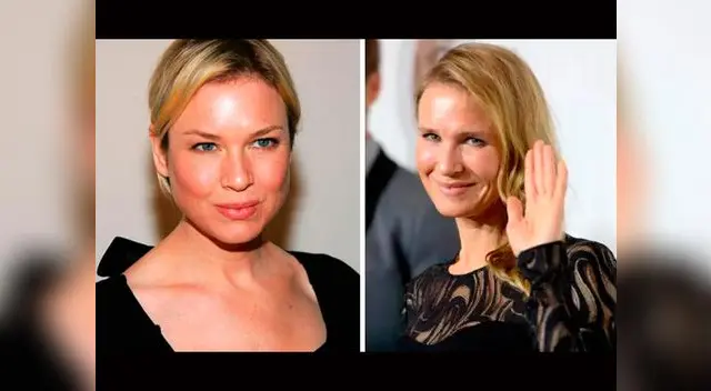 Renée Zellweger apareció irreconocible en evento.
