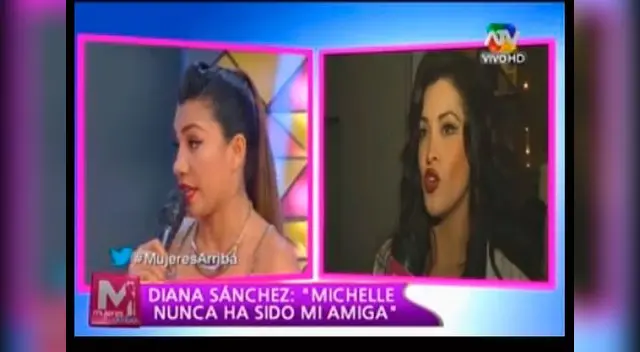 Diana admitió que quiso amistarse con Michelle, pero que ella no quiere. 