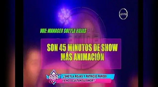 Sheyla y Patricio anuncian romance y eventos a la vez. 